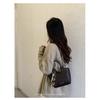 Xeie Thuk Handbag Women PU Leather Woven Texture Crossbody Daily Commute