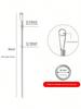 1 Stück Federbelastetes flexibles Kordelzug-Ersatzwerkzeug | 2-in-1 Elastikband-Einfädler für Hosen, Hoodies & Röcke | Haushalts-Grundausstattung