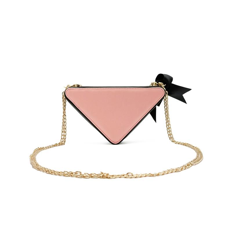 Prada Cosmetic Bag/toiletry Bag [Customized Bag] Leather Pearl Sweet Rose Sunset Versatile Gift Year of the Horse Girlfriend Limited Pearl Sweet Rose