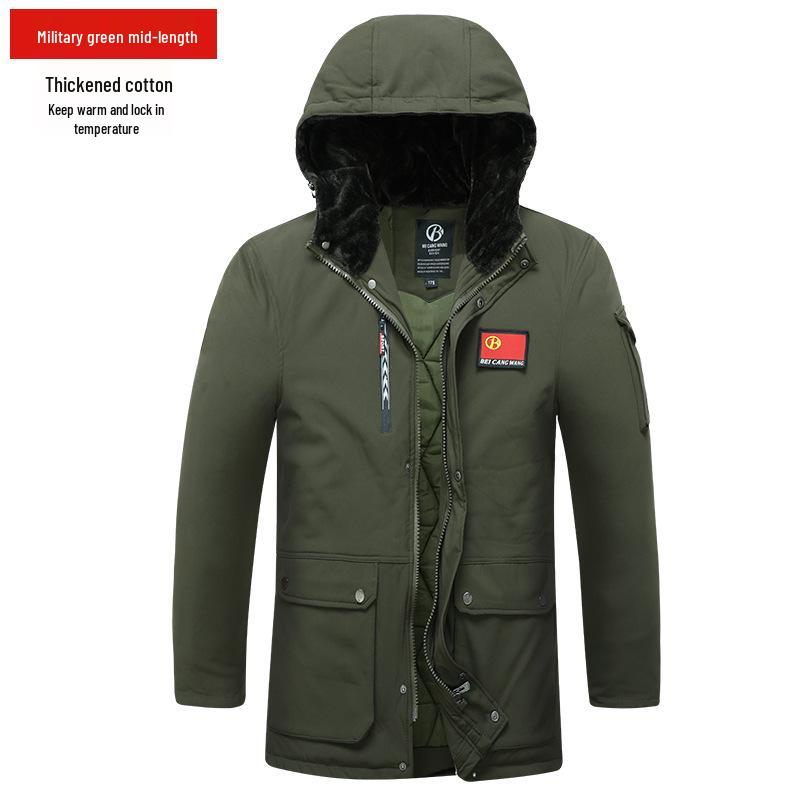 Waterproof Camouflage Winter Work Jacket – Durable, Windproof, Thickened Cotton for Workwear Protection