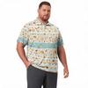 Men's Plus Size Hawaiian Print Shirt for Casual Summer Wear