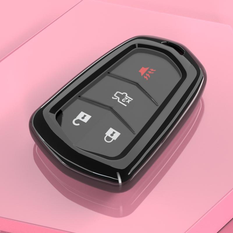 Premium Key Cover for 2016-2018 Cadillac XTS 28T Models - High-Grade Buckle Design for Men and Women
