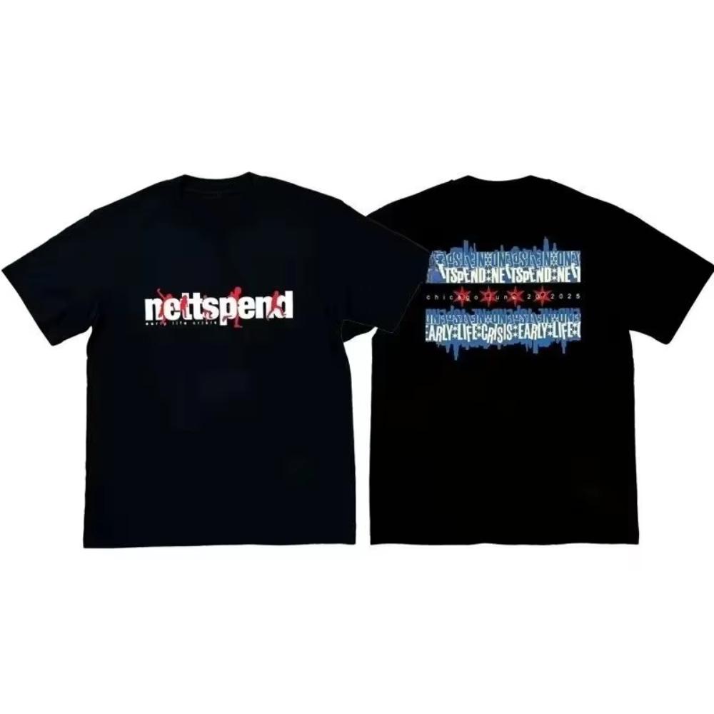 T-shirt Manches Courtes Tournée Design Tatouage Autu Streetwear Vêtements Unisexes T-shirts T-shirts Graphiques T-shirt Oversize