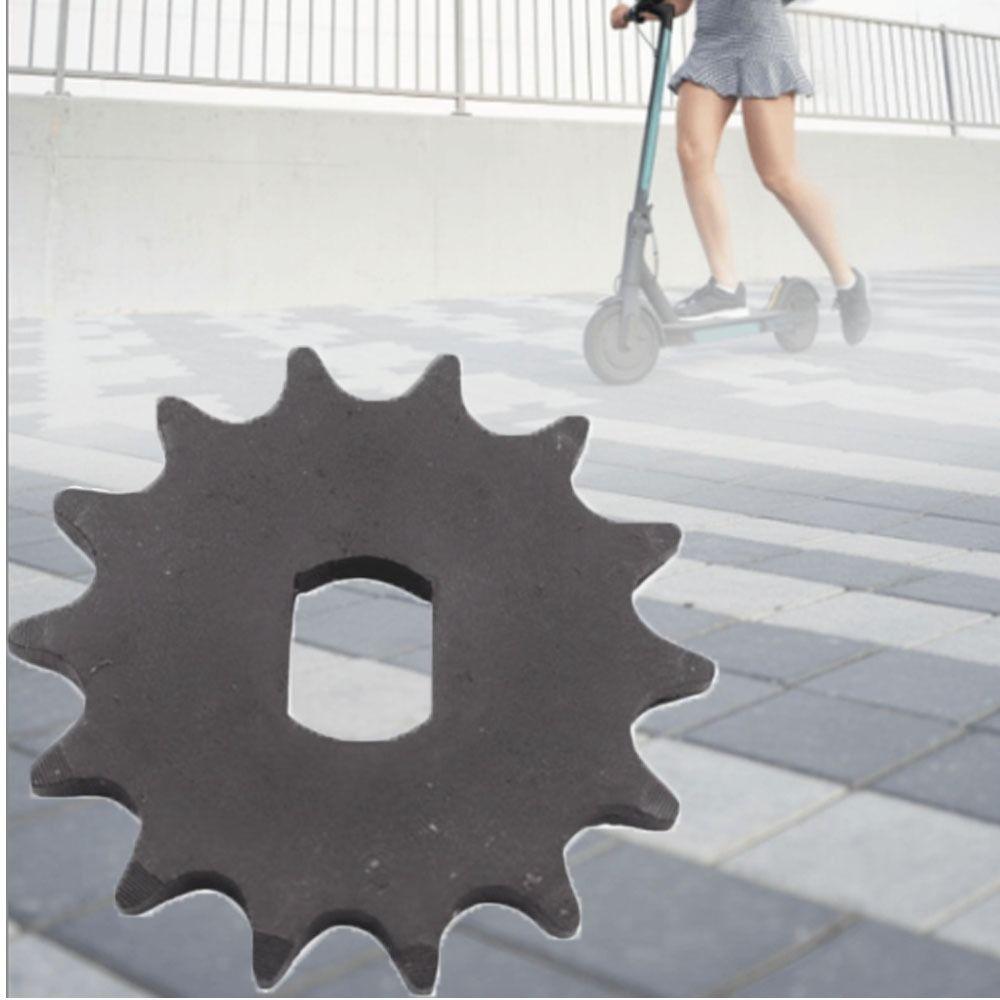 Black Motor Sprocket 10/14 Teeth Pinion Gear Durable Cast Iron Sprocket  Motor Mounting