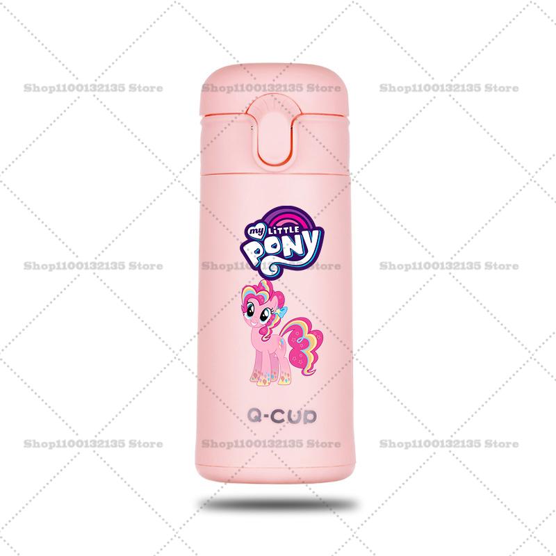 My Little Pony Water Bottles Kawaii Cartoon Print Glass Girl Outdoors Sports Large Capacity Cups Birthday Gift 400ml Kid Friendly Entertaining Fun