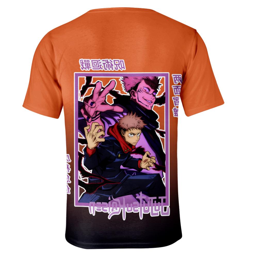 Jujutsu Kaisen T Shirt for Men Summer Clothing Jujutsu Kaisen O Neck Anime Man T-shirt for Male Oversized New Men T-shirts Tops