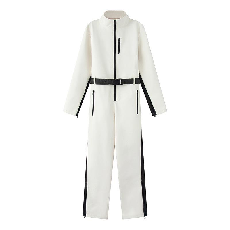 2025 Spring Collection: Women's European & American Style Waterproof Ski Jumpsuit - Warm and Fashionable