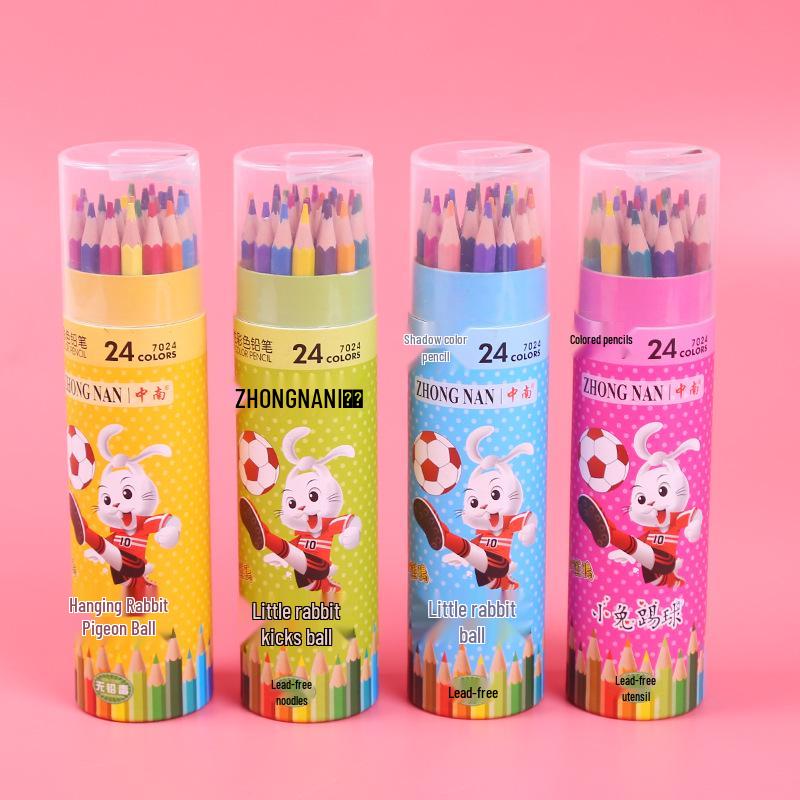 Erasable Oil-Based Colored Pencils Set - 48 Hand-Painted Shades for Students & Kids