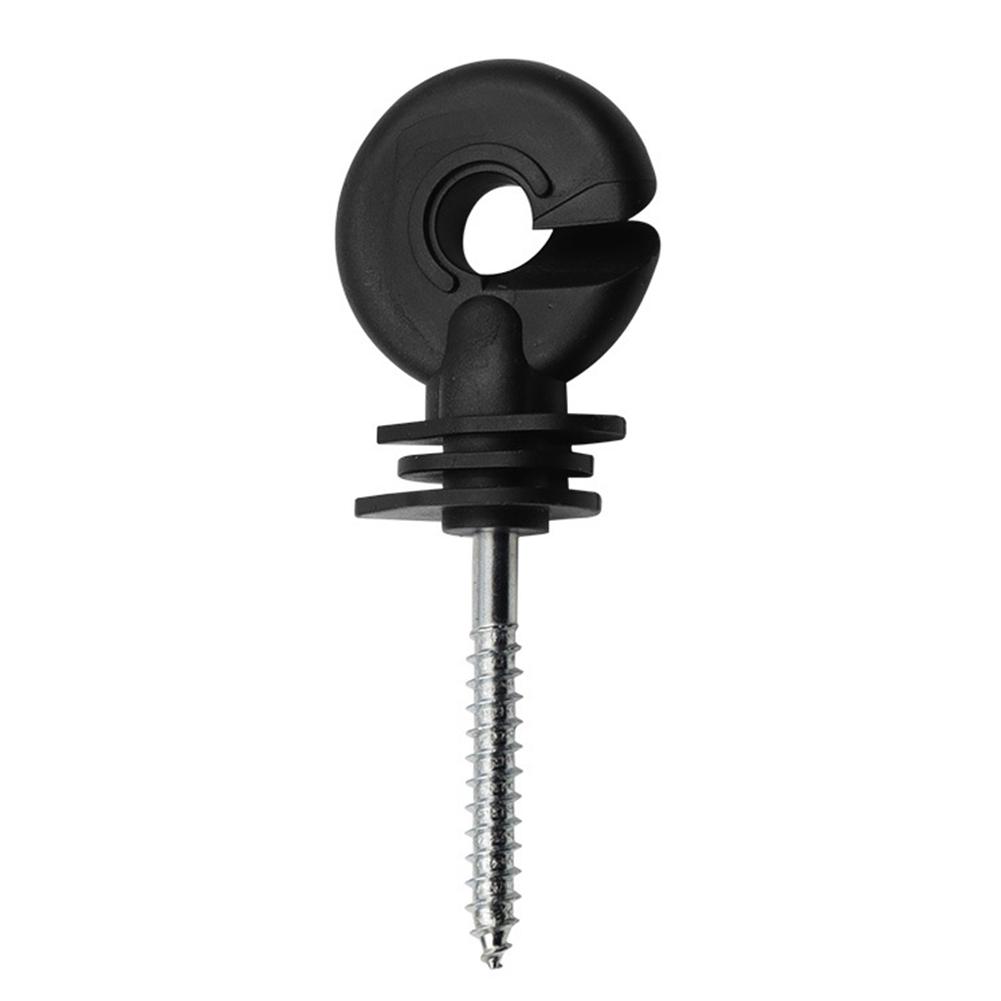 Outdoor Garden Livestock Thread Hook Fence Insulator Electric Fence Long-lasting Screw-In Animal Fence Brand New