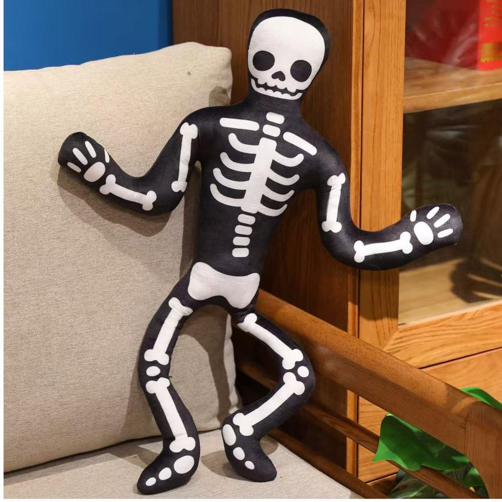 Halloween Joint Mobility Skeletons Plush Toy Skeletons Doll Joint Mobility Skeletons Plushie Halloween Monster Plush Toy