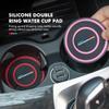 For BMW 2pcs Car Silicone Coaster Water Cup Anti-slip Pad Accessories 1 3 5 Series X1 X3 X4 X5 X7 G20 G38 F20 F39 F48 E46