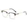 Japanese & Korean Retro Prescription Eyeglass Frames for Men & Women - Trendy Literary Style with Plain or Custom Lenses