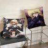 Anime Fate Zero Stay Night Saber Pillow Case Square Pillow Bedroom Sofa Leisure Comfort Cushion Car Living Room Home Decoration