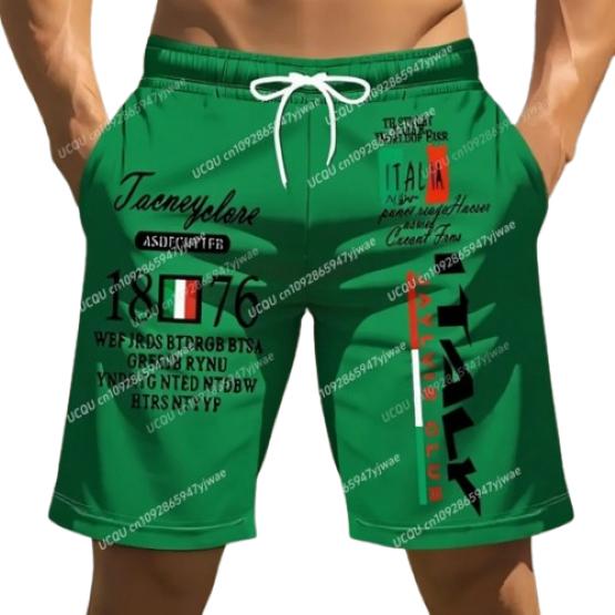 Italy Flag Boxing Shorts Pants 3D Print Fighting Training Unisex Men Women Quick Dry Fitness Gym Sport Workout Casual Streetwear