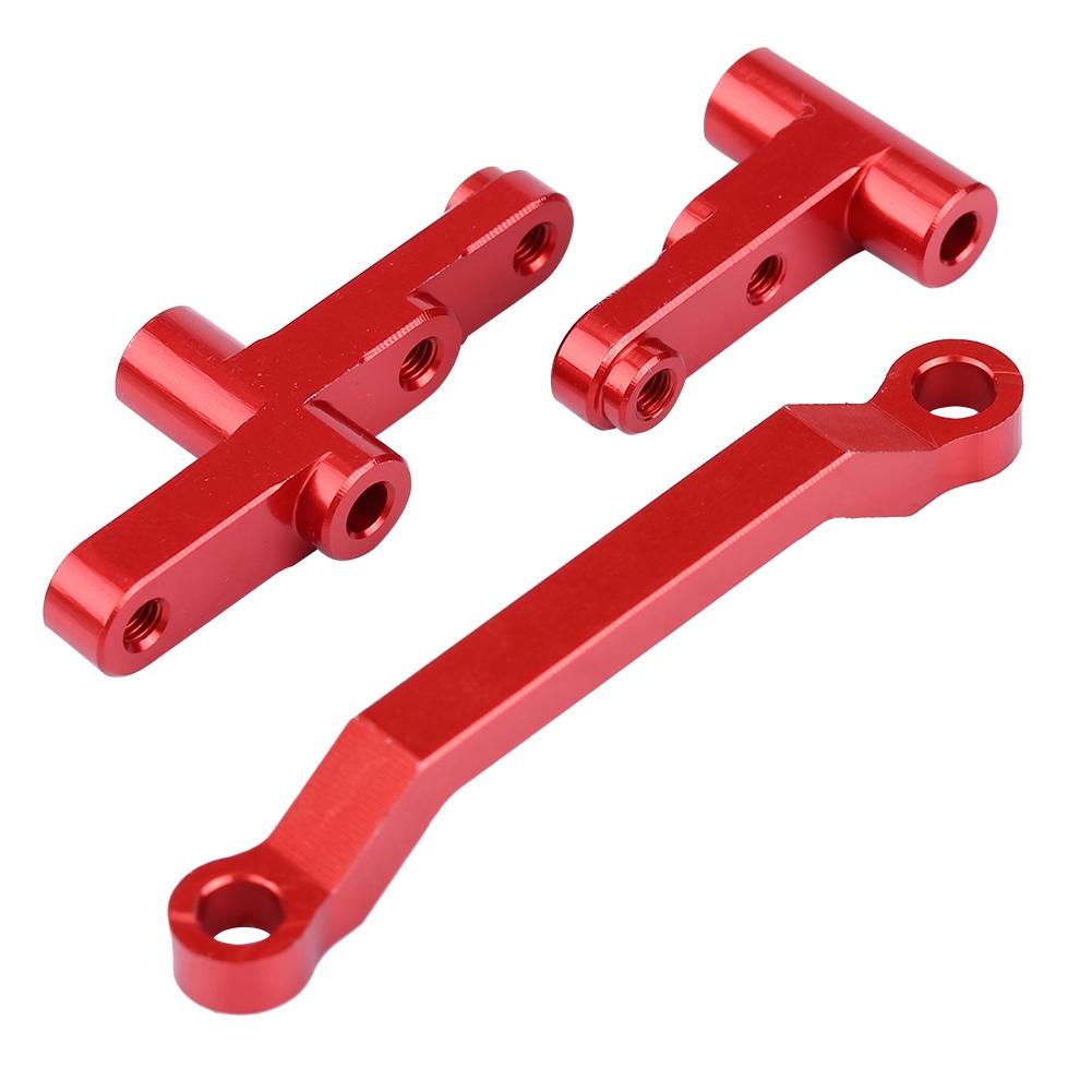 Steering Servo Saver Complete for HIMOTO E10MTL E10MT E10BP 1 10 Scale RC Car (Red)