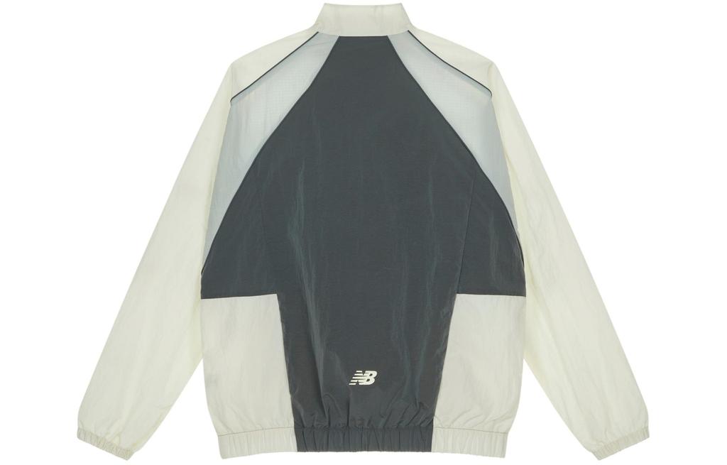 New Balance Jackets Unisex Gray Stand Collar Moderate Other NAE24011-DKG
