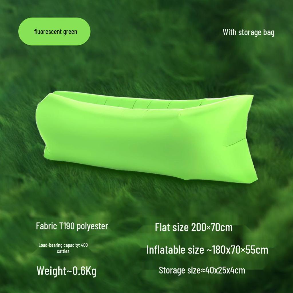 Portable Inflatable Sofa Bed for Outdoor Camping & Beach Lounging