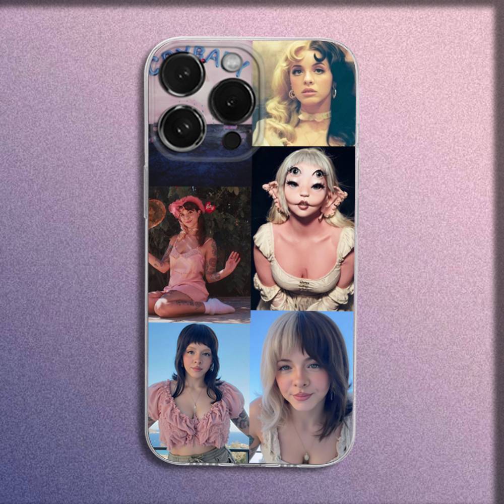 Handyhülle Für iPhone 16,15,14,13,12,11 Plus,Pro,Max,XR,XS,Plus,E,Mini Sängerin M-Melanie Martinez Mädchen COOL Transparente Hülle