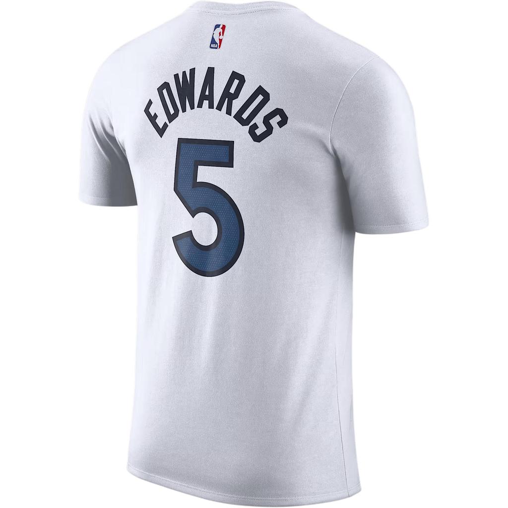 Nike X NBA Minnesota Timberwolves Logo Letter Crew Neck Short Sleeve T-Shirt Men Tops DR6387-107