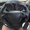 Car Accessories Hand Stitched Microfiber leather Steering Wheel Cover For Mazda 3 Axela 2008-2013 5 2011-2013 CX-7 2010-2016