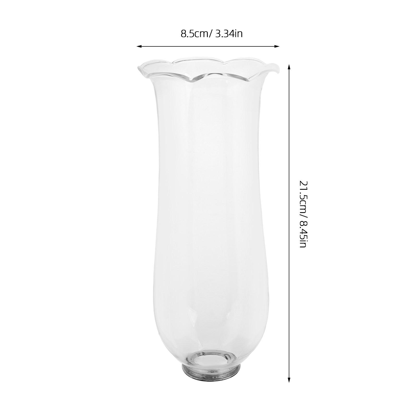 

Hand Blown Clear Glass Hurricane Lamp Cover for Pillar Candles Windproof Table Centerpiece Holder Oil Lamp Chimney прозрачный