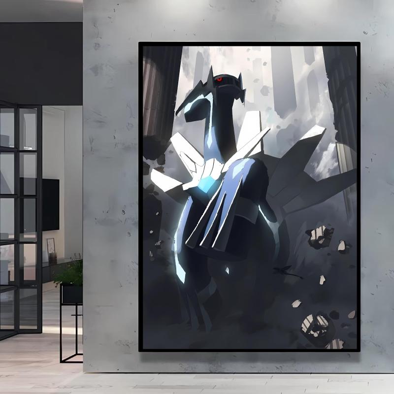 Classic Anime Character Pictures Pokemon Arceus Canvas Painting Wall Art Poster Home Children's Bedroom Decor Friends Gifts