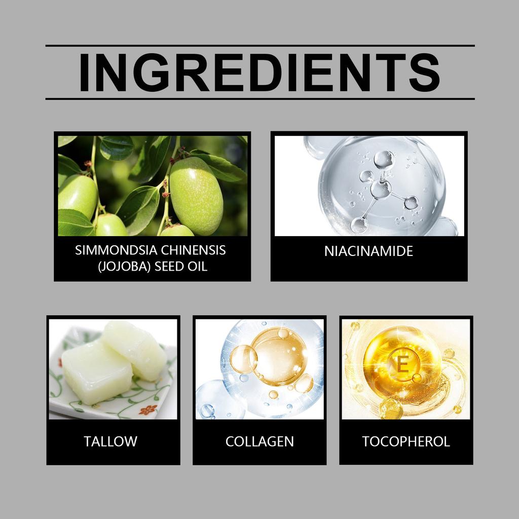 Wrinkle Care Tallow Balm,Butter Ointment,Men's Facial Cream,Anti-wrinkle Butter,Deeply Moisturize,Long-lasting Moisturizing,delay Skin Aging,50g