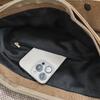 Canvas Bag Business Shoulder Crossbody Bag Large Capacity Lightweight Contrast Color Student Bag