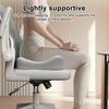 Ergonomic Seat Cushion Long Hours Sitting Memory Foam Butt Cushion Sciatica Relief Cushion for Tailbone Back Pain Relief Office Workers Car Drivers