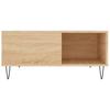  Coffee Table, Sonoma Oak 80x80x36.5 Cm Wood-based Material