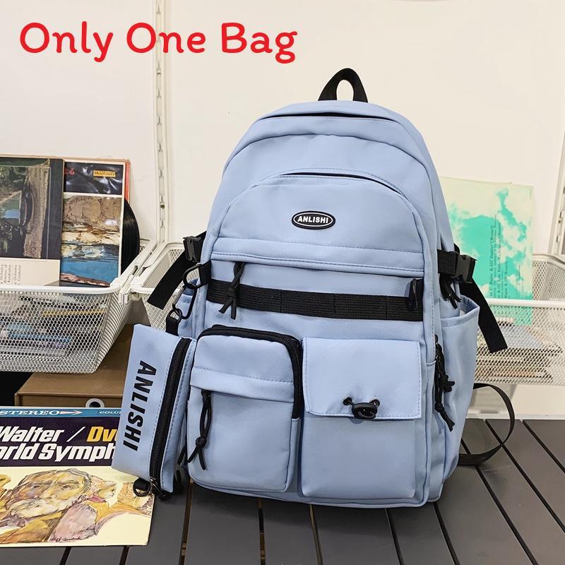 Nylon School Backpack For Teens With Design And Laptop Storage For Campus Use
