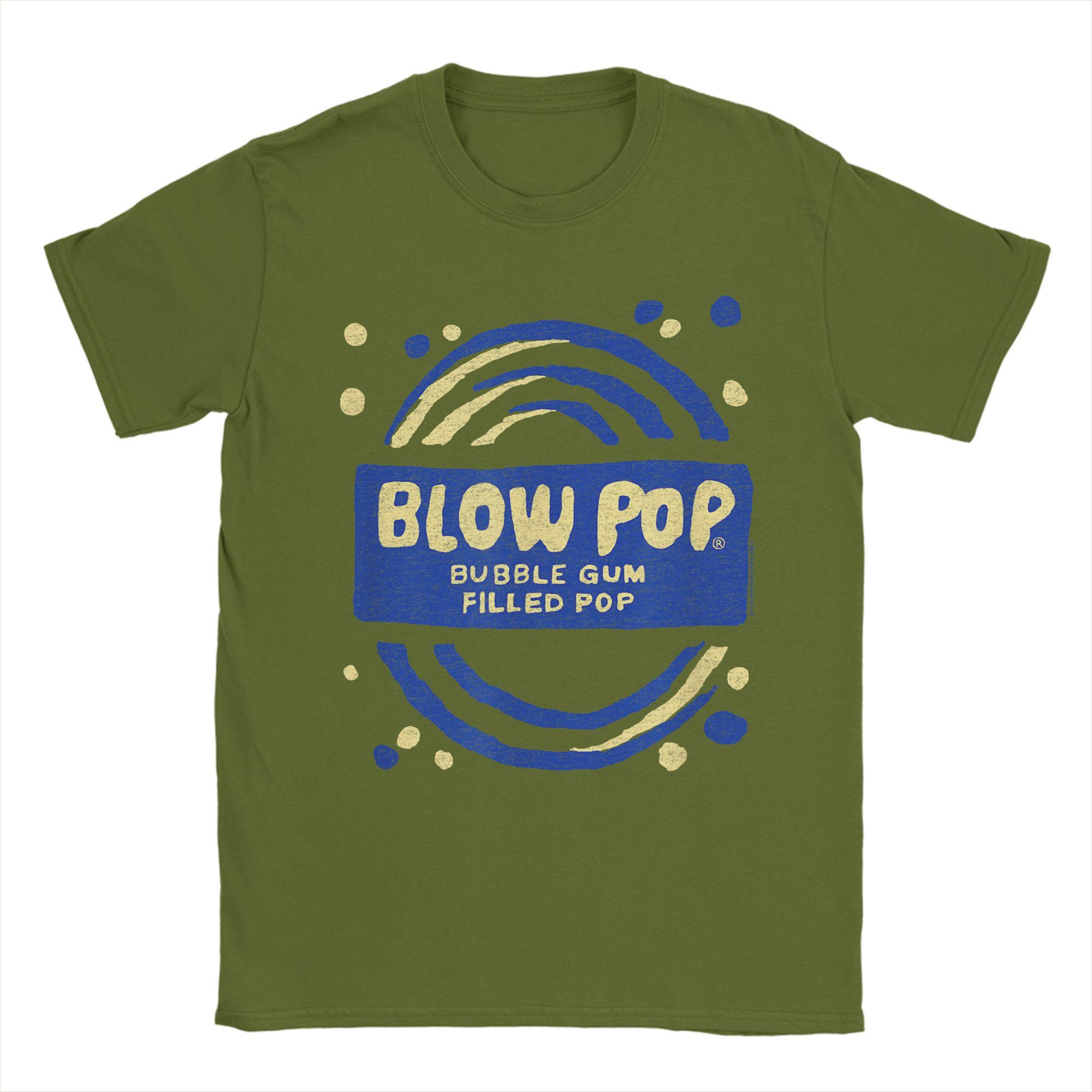Men s Tootsie Roll Blow Pop Rough T Shirt  Pure Cotton Clothing Novelty Short Sleeve Crewneck Tee Shirt Unique T-Shirts 4XL