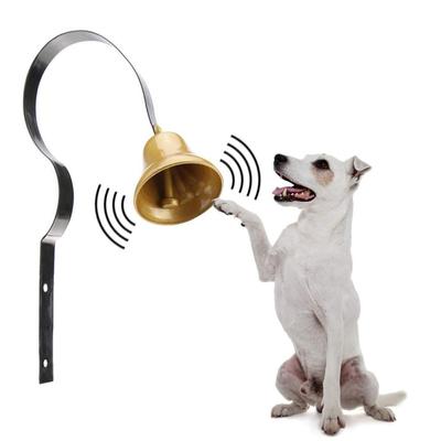 Pet Dog Hanging Bell Professional Loud Clear Brass Training Doorbell With Screws Pet Supplies For