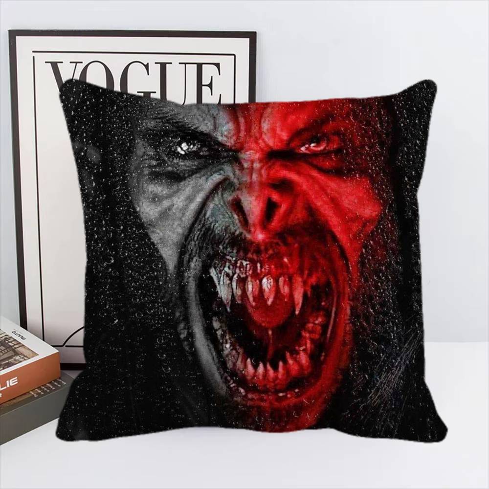 Morbius Movie Pillow Case Square Pillow Bedroom Sofa Leisure Comfort Cushion Home Decoration