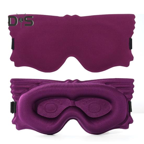 3D Kids Sleep Eye Cover with Adjustable Strap Soft Blindfold Memory Foam Filler Breathable Light Shielding Eyeshade for Boys Girls Teens