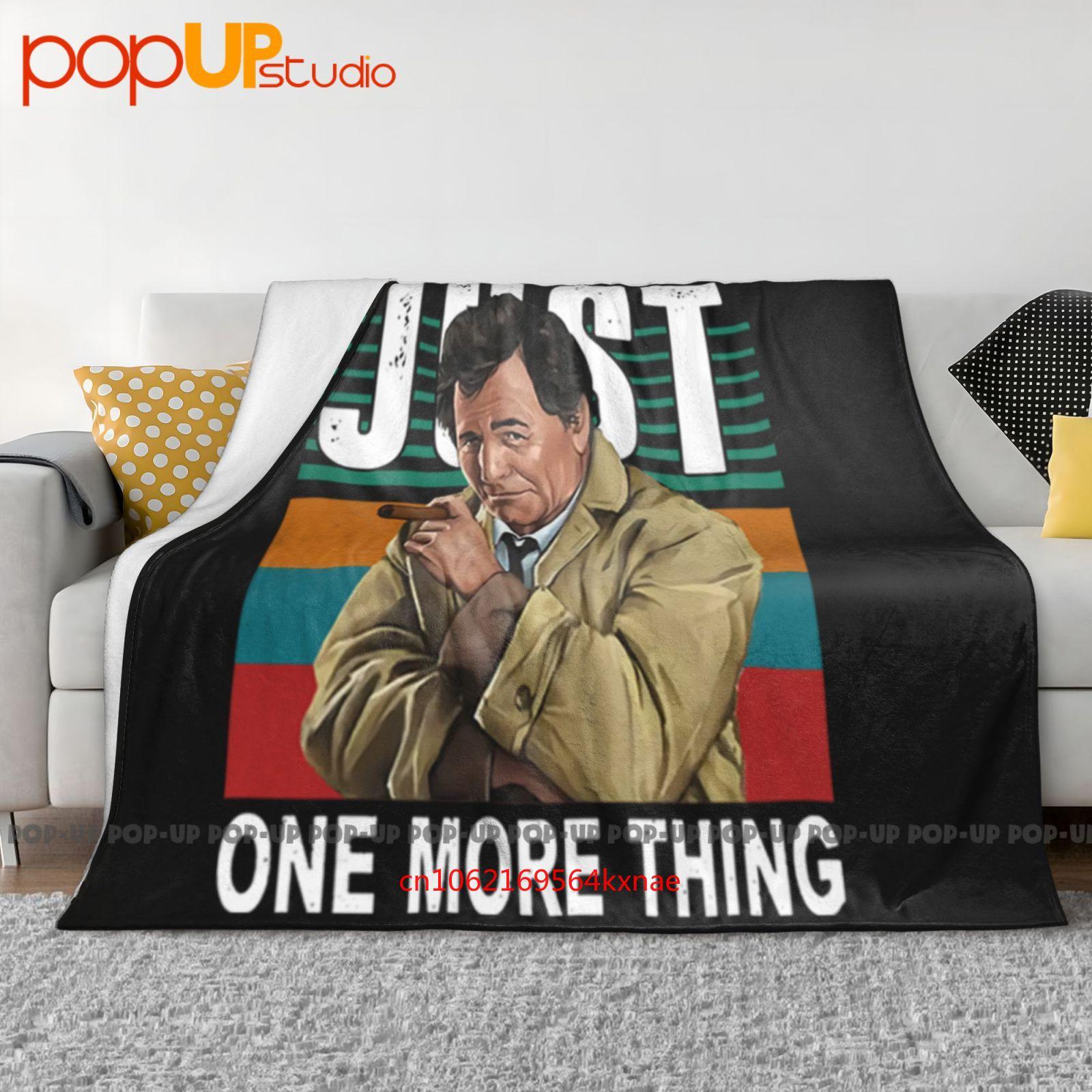 Коломбо Всего лишь еще одна вещь Винтажный ТВ-сериал Ультрамягкое одеяло Покрывало Зимнее покрывало для дивана Постельное белье 30x40in