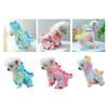 Dog Furry Jumpsuit for Dogs Boy Girl Medium Dogs for Indoor and Outdoor Use Cartoon Dinosaur Clothes Outfit for Pet Dogs