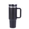 40oz Stainless Steel Handle Cup Double-layer Thermos Cup Sport Kettle for Men and Women Vacuum Cold-insulated Car Cup with Straw