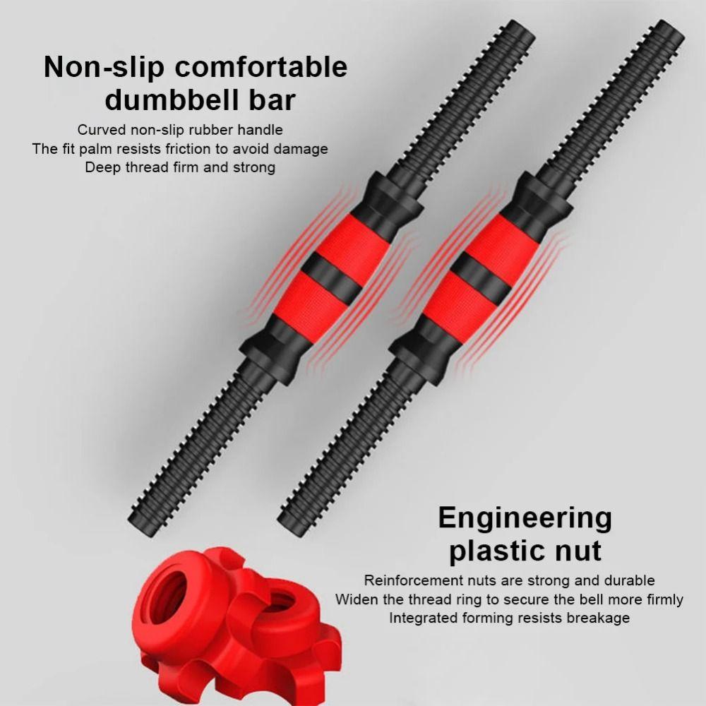 1 Pair EVA Dumbbell Rod Body Shaping Dumbbell Barbell Handle Dumbbell Connecting Rod  Exercise