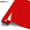 Adesivo Protettivo Lucido per Moto in PET Pellicola Wrap in Vinile Rosso Autoadesiva Impermeabile Accessori Decorativi Creativi per Carrozzeria e Pedali