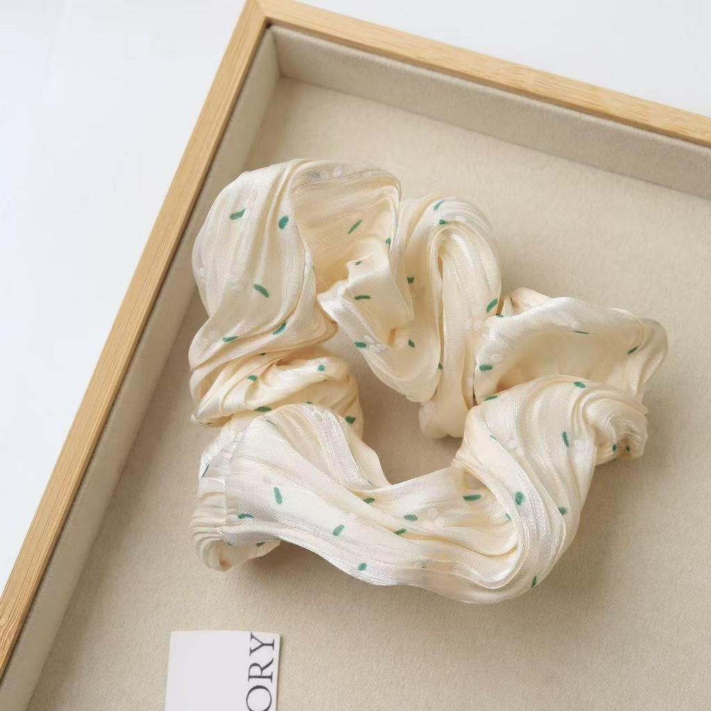 2025 Striped Ball Head Hair Tie: Large Intestine Style for High Ponytails