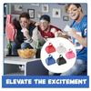 Pack of 4 Mini Metal Cowbell Set Colorful Color Antirust Fade Proof Ideal for Sports Festivities and Long Term Use