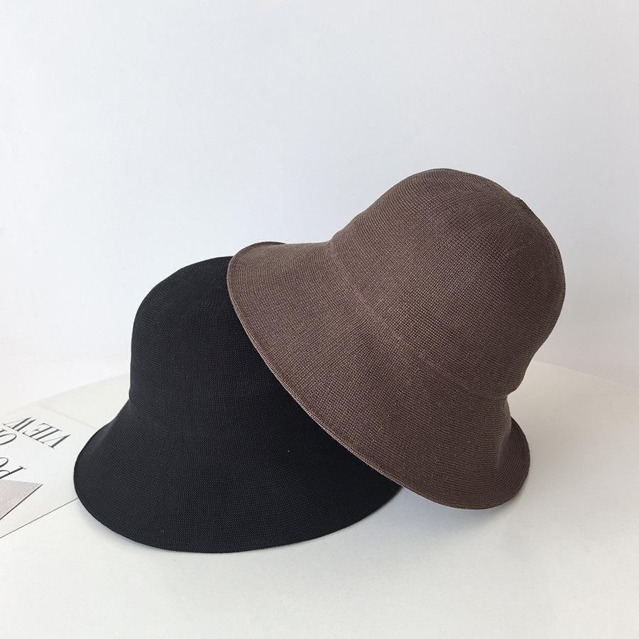 High Quality Mulberry Silk * Can Be Stacked Thin Casual Hat Women's Summer Breathable Sunshade Sunscreen Bucket Hat Travel