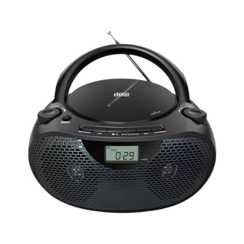 Pārnēsājams stereo CD atskaņotājs Boombox ar AM/FM radio Bluetooth skaļruņu atskaņotāja USB atskaņošanu
