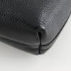 BALENCIAGA logo Clutch bag 593815 black leather unisex Used