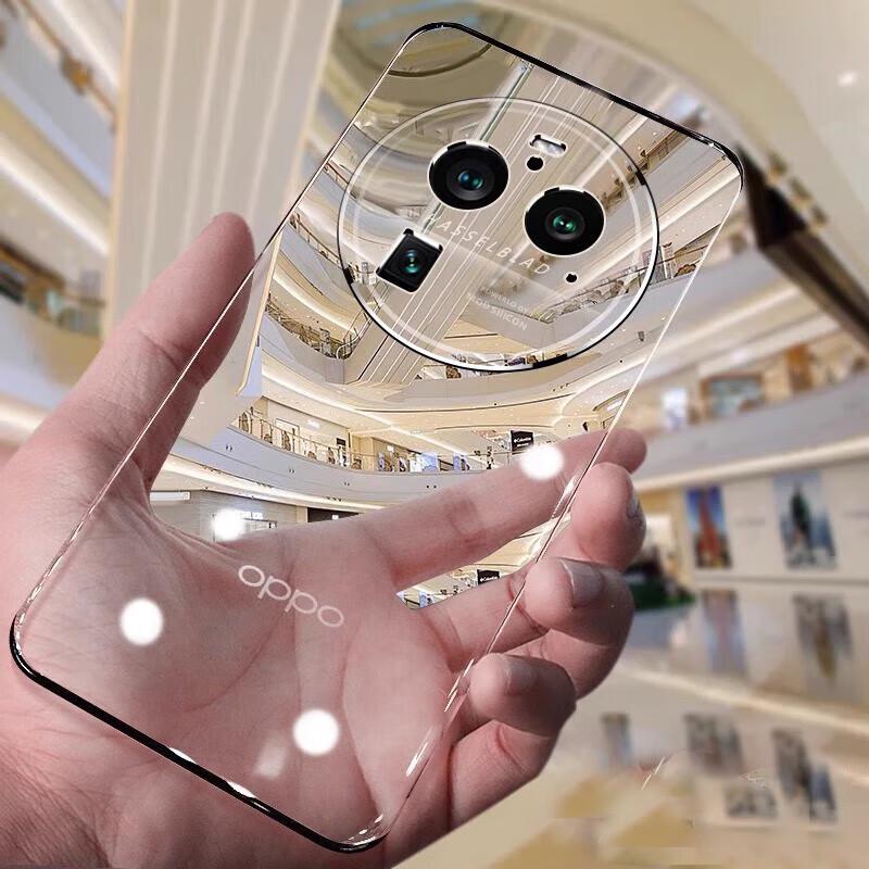 Zhiweishi Ultra-Thin Clear Borderless Phone Case for OPPO