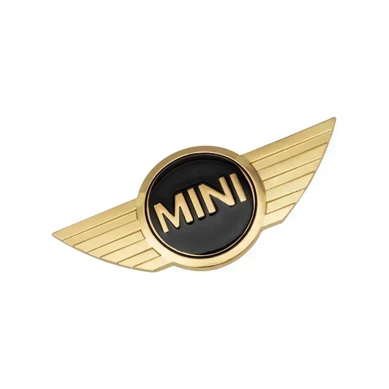 Metal Car Front Hood Rear Trunk Emblem Badge Sticker for BMW Mini Cooper S F55 F56 F57 R55 R56 R60 Replacement Logo Accessories mkhr65