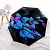 Glow in The Dark Butterfly Wallpapers for iPhone & AndroidUmbrella, Cute Umbrella with Cute Design, Portable 3-Fold Compact Umbrella for Men & Women,
