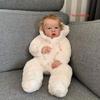 70 CM Big Size Reborn Baby Doll Toy For Girl 3D Skin Hand Paintes 28 Inch Princess Toddler Vinyl Limbs Cloth Body Realistic Blonde Toddler Art Bebe