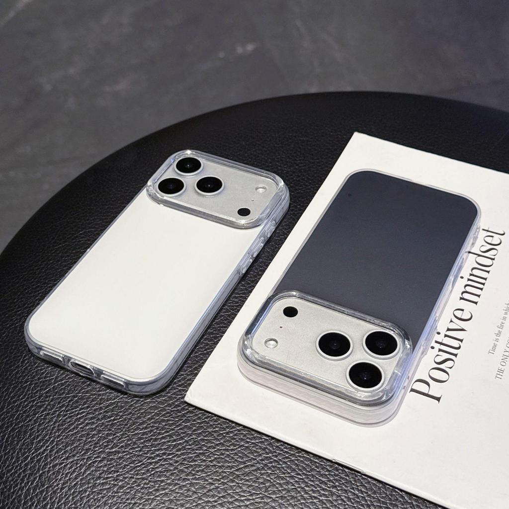 New Cream Shell Protective Case for iPhone 17 Pro Max & iPhone 16, Full Coverage Anti-Drop